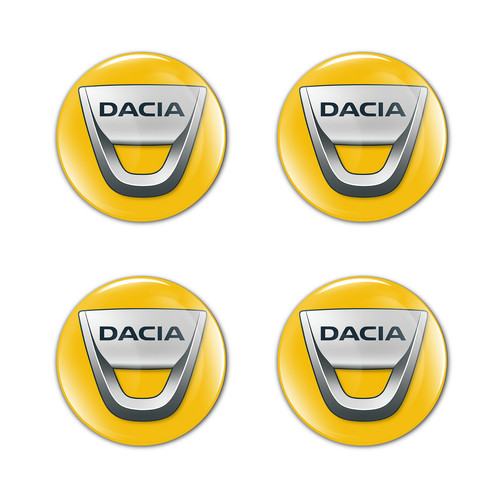 Dacia logo stickers resin - dacia,