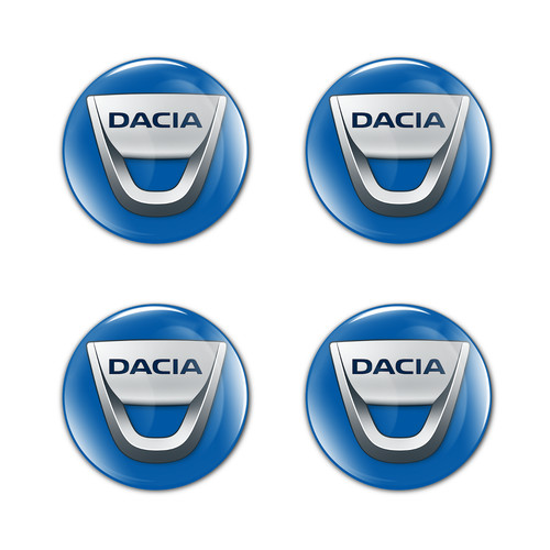Dacia logo stickers - logo, resin