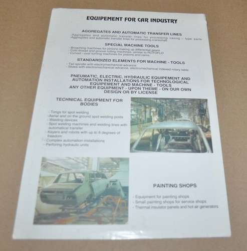 Dacia automobile brochure - automobile,