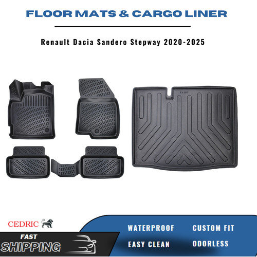 Car floor mats cargo - cargo, for