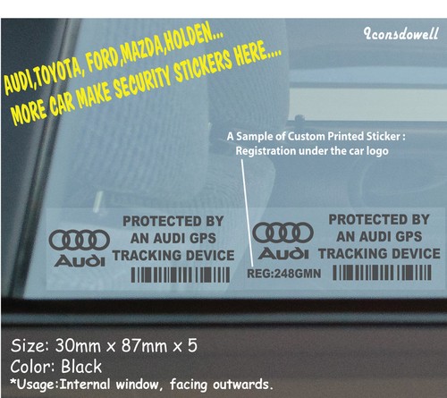 Gps stickers anti theft - 5x,