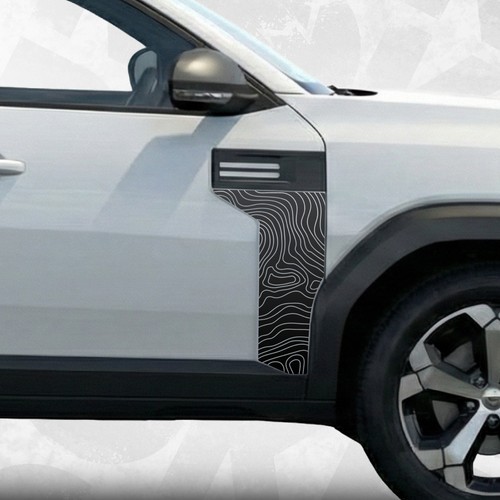 Topographic door trim - topographic,