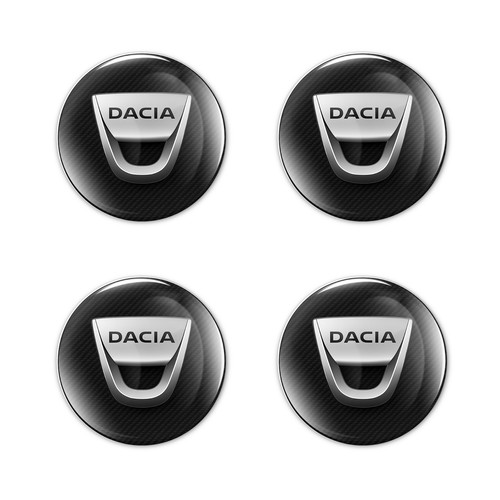 Dacia logo stickers - dacia, resin